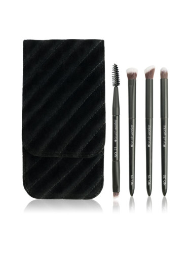 Brushworks Travel Eye Brush Set комплект четки на път