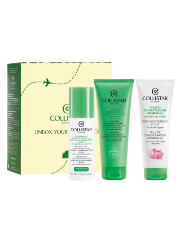 Collistar Deep Moisturizing Fluid Travel Kit подаръчен комплект