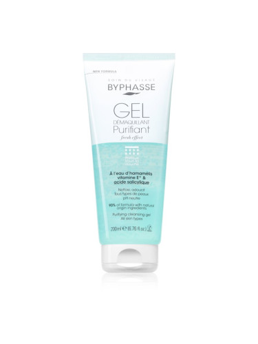 BYPHASSE Purifying почистващ гел за всички типове кожа на лицето 200 мл.
