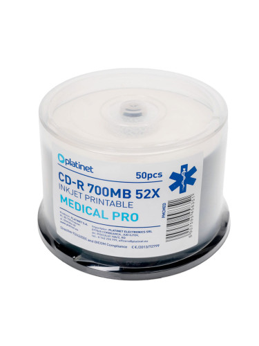 CD-R Platinet 52X 700MB Printable ШП50