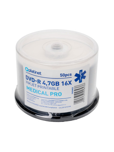DVD-R Platinet 16X 4.7GB Printable ШП50