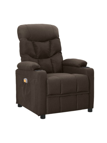 Sonata H Масажен стол, тъмнокафяв, текстил