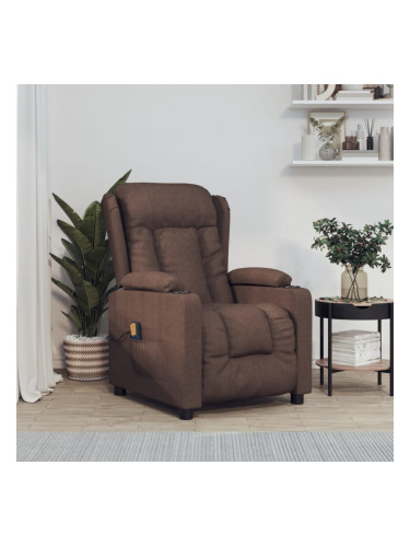 Sonata H Масажен стол, кафяв, текстил