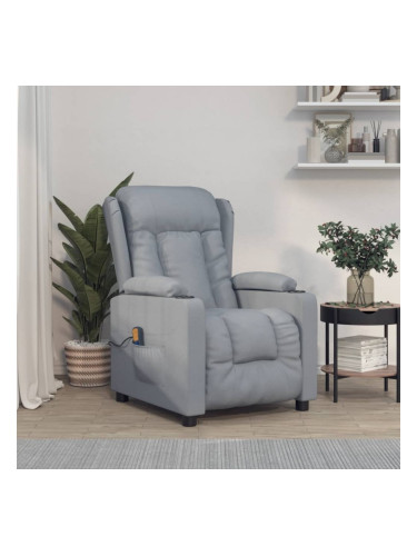 Sonata H Масажен стол, светлосив, текстил