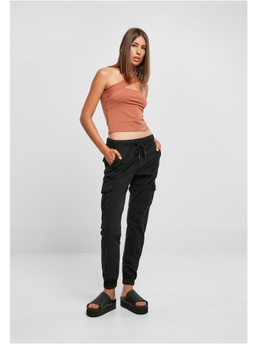 Дамски карго панталон в черен цвят Urban Classics Ladies Cargo Pants