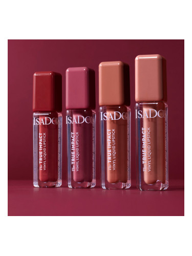 Високопокривно течно червило с интензивен цвят IsaDora The True Impact Vinyl Liquid Lipstick