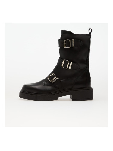 Steve Madden Clipper Black Leather 6