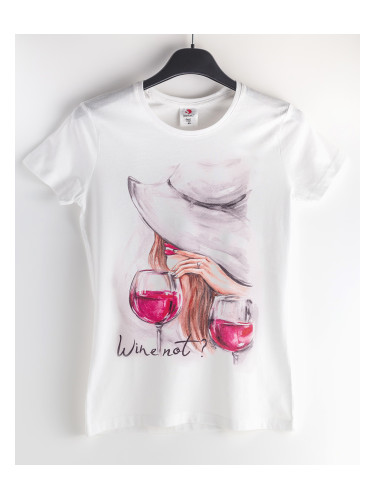 Тениска Lady with Hat