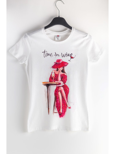 Тениска Lady with Red Dress