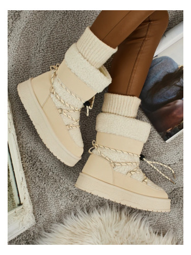 Resti Women's snow boots Quill Haven cream