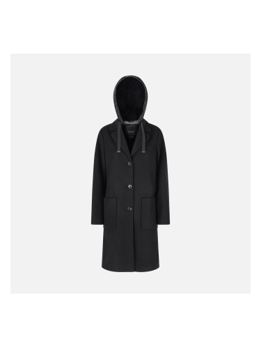 Black Women's Coat Geox Doralea - Women's