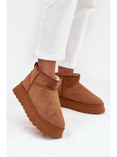 Boto Дамски снежни обувки на платформа Camel Celyra