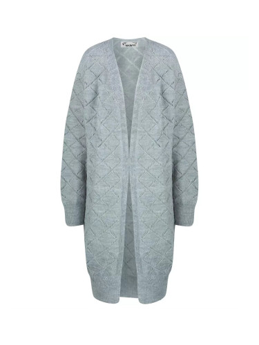 Pri Long warm openwork cardigan IZABELLA