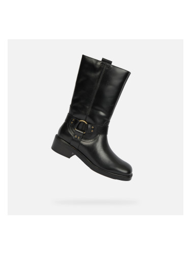 Black Women's Geox Nalvia Boots - Women's