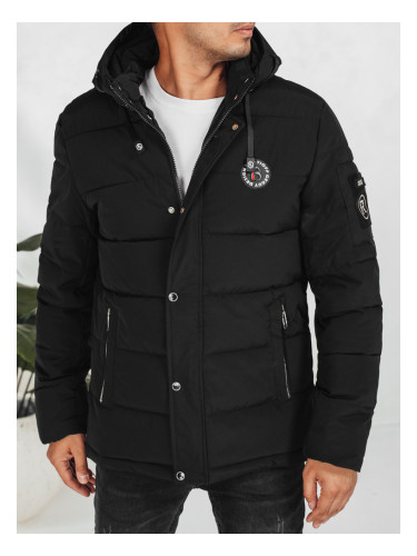 Мъжко зимно ватирано яке с качулка