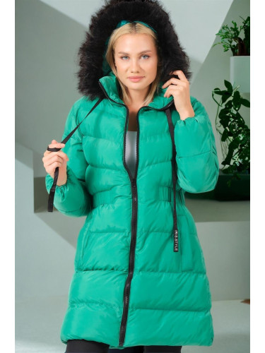 Z9764 DEWBERRY WOMEN'S COAT-GREEN