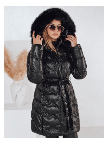 Дамско зимно яке CASSERIE черно