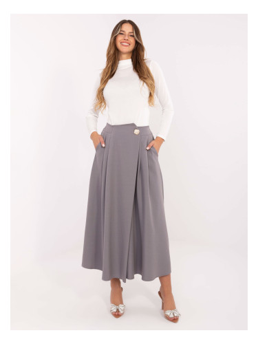 Макси пола в сиво