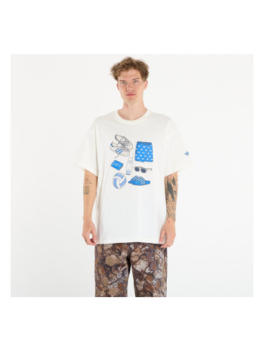 Тениска adidas Stuff Tee Off White L