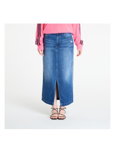 Пола adidas Adicolor 3-Stripes Denim Pencil Skirt Indigo Denim S/36