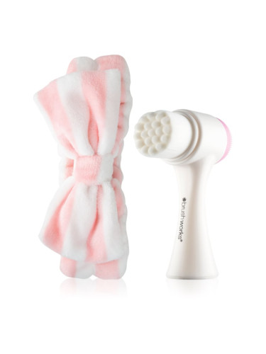 Brushworks Luxury Facial Cleansing Brush & Headband Set подаръчен комплект за жени
