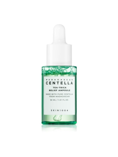 SKIN1004 Madagascar Centella Tea-Trica Relief Ampoule успокояващ серум за лице за проблемна кожа, акне 30 мл.