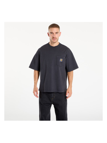 Тениска Carhartt WIP S/S Hudson Pocket T-Shirt Black Chalk Wash XS