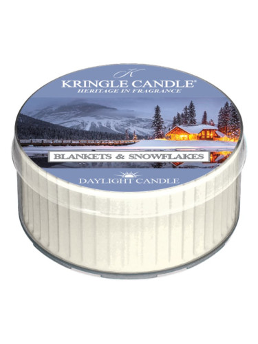 Kringle Candle Blankets & Snowflakes Daylight DTC ароматна свещ 42 гр.