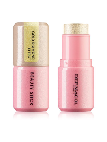 Dermacol Beauty Stick Highlight кремообразен озарител в стик цвят 01 Rosegold 7 гр.