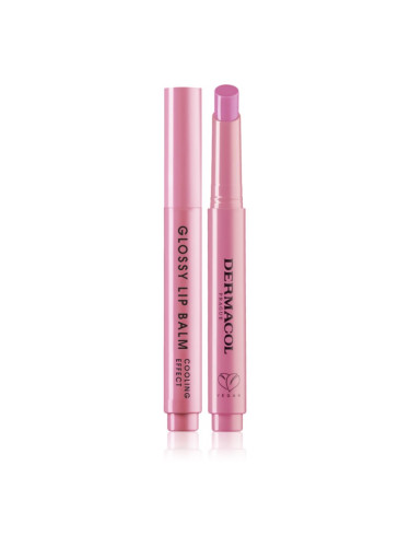 Dermacol Beauty Stick Glossy Lip Balm гланц-грижа за устни с охлаждащ ефект аромати 06 Blackberry 2.2 гр.