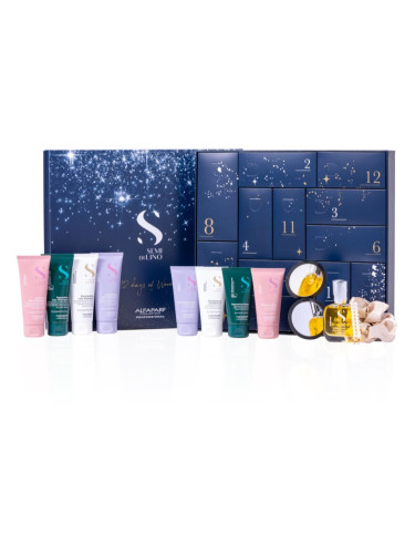 Alfaparf Milano Semi di Lino Advent Calendar коледен календар за красива коса и кожа