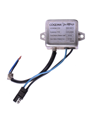 Филтър, Cogema Cod.800.040.1, 24VDC, 2 x 10A, постояннотоков