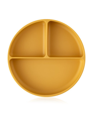 Petite&Mars Take&Match 6m+ разделена чиния кръгъл Intense Ochre 1 бр.