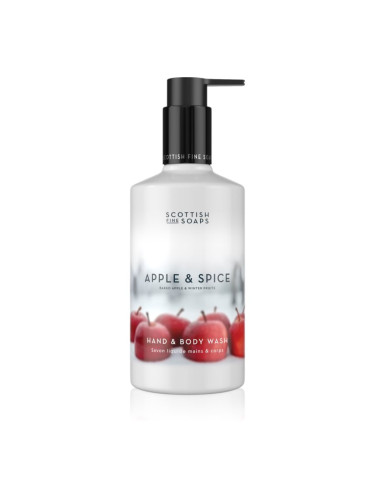Scottish Fine Soaps Apple & Spice душ гел за ръце и тяло 300 мл.