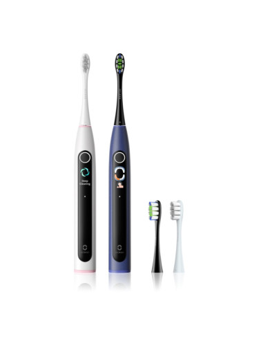 Oclean X Lite Duo Set четка за зъби + резервни глави Blue+Grey