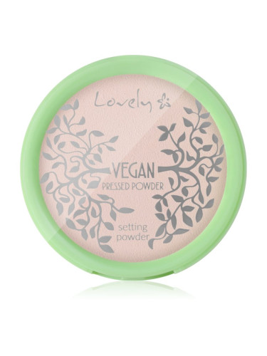 Lovely Vegan Pressed Powder прозрачна компактна пудра 8 гр.
