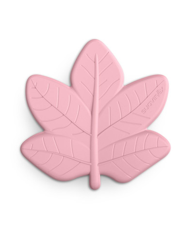 Suavinex Poetry Forest Leaf Teether гризалка 0 m+ Pink 1 бр.