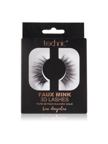 Technic Cosmetics Faux Mink изкуствени мигли Los Angeles 1 чифт