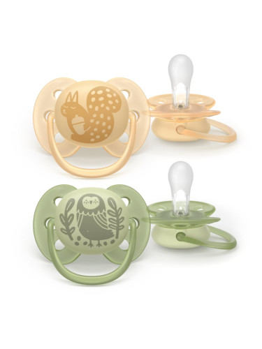 Philips Avent Ultrasoft SCF091/46 6-18 m биберон Neutral 2 бр.