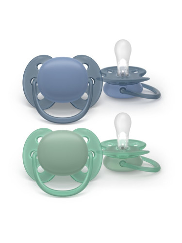 Philips Avent Ultrasoft SCF091/42 6-18 m биберон Boy 2 бр.