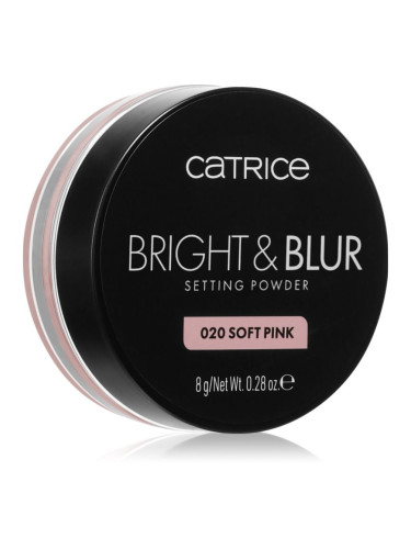 Catrice Bright & Blur озаряваща насипна пудра цвят 020 Soft Pink 8 гр.
