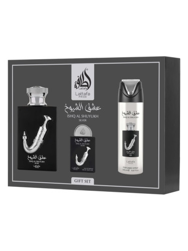 Lattafa Pride Ishq Al Shuyukh Silver подаръчен комплект унисекс 1 бр.