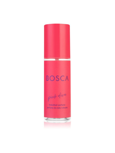 BOSCA Pink Diva Парфюмирана мъгла за тяло и коса за жени 80 мл.