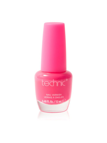 Technic Cosmetics Nail Varnish бързозасъхващ лак за нокти цвят Flamingo 12 мл.
