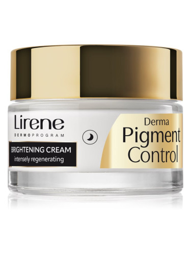 Lirene Derma Pigment Control Brightening Night Cream озаряващ нощен крем за кожа с хиперпигментация 50 мл.