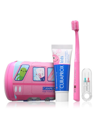 Curaprox Kids Travel Set комплект за пътуване за зъби, език и венци за деца 1 бр.