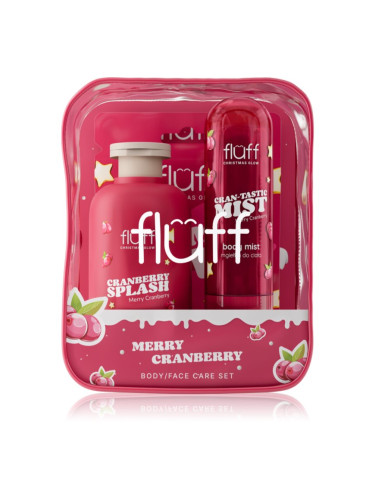Fluff Christmas Glow Merry Cranberry коледен подаръчен комплект