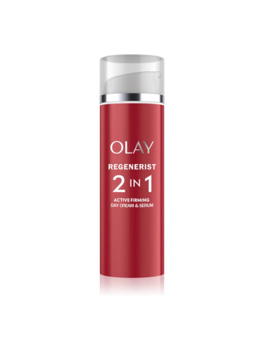 Olay Regenerist 2 in 1 Day Cream & Serum стягащ дневен крем и серум против бръчки 2в1 50 мл.