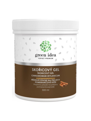 Green Idea Skořicový gel масажен гел 500 мл.