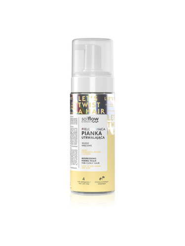 so!flow Curly Hair Nourishing Fixing Foam пяна за къдрава коса 170 мл.